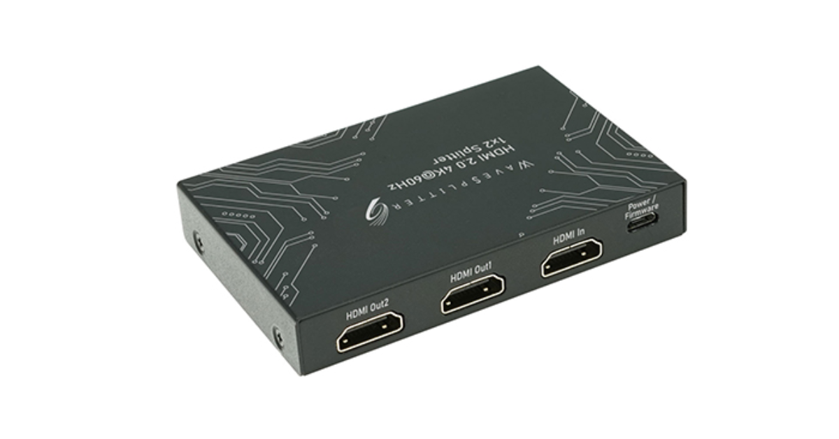 美國品牌 WAVESPLITTER威世波推出 HDMI 4K60Hz影像分配器系列